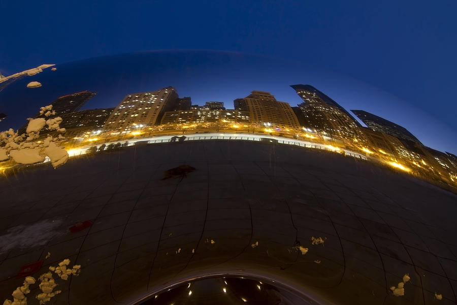 Cloudgate at twilight Photograph by Sven Brogren