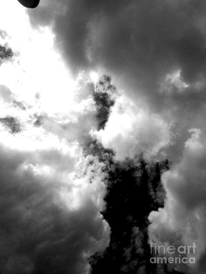 Black And White Photograph - Clouds #1 by Bonnie Cushman
