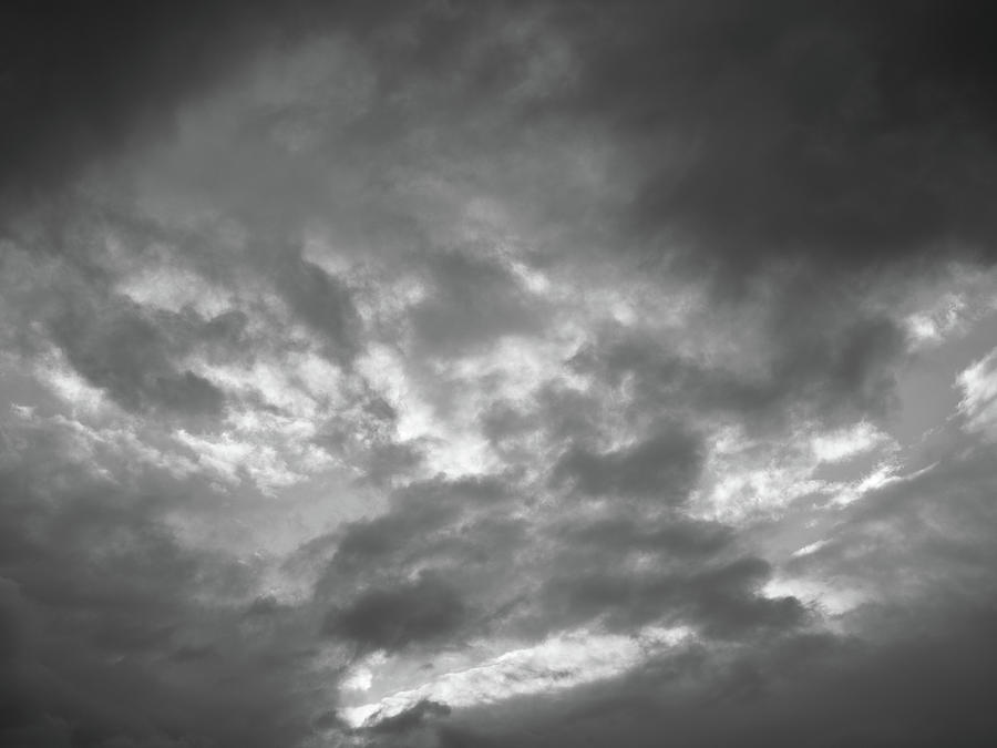Clouds 1 BW #f7 Photograph by Leif Sohlman