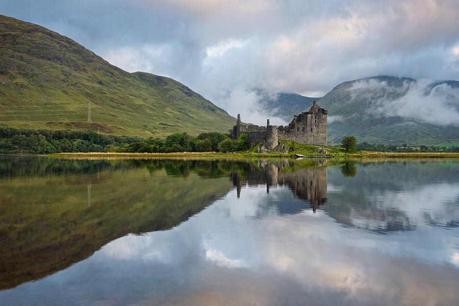 Clouds above Kilchurn Photograph by Stephen Taylor
