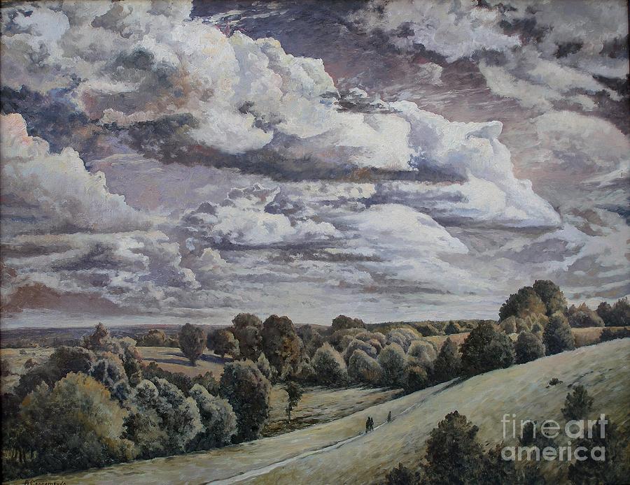 Tree Painting - Clouds by Andrey Soldatenko