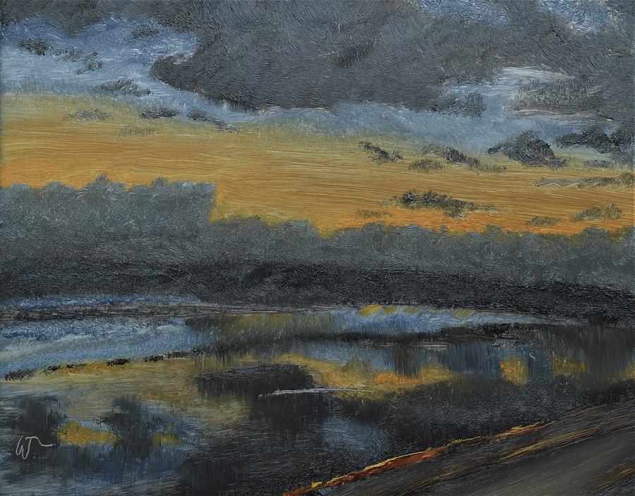 Clouds at Sunrise  Painting by Warren Thompson