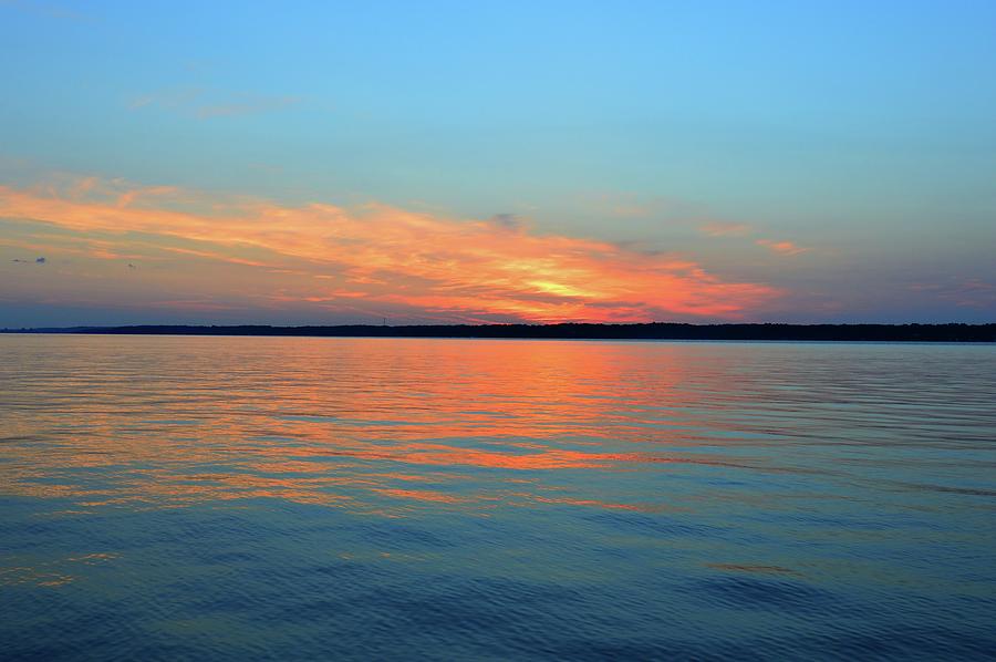 Clouds At Sunset At Lake Simcoe  Photograph by Lyle Crump