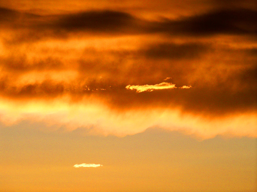 Clouds at Sunset Photograph by Brian  Commerford