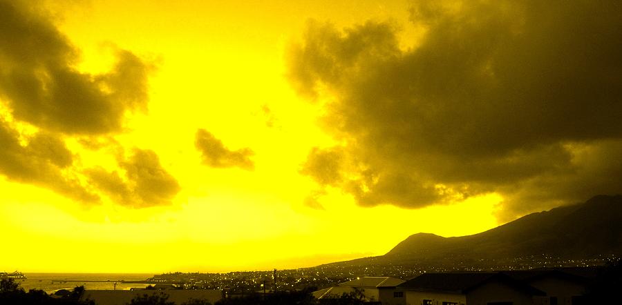 Clouds At Sunset Over Basseterre Photograph by Ian  MacDonald