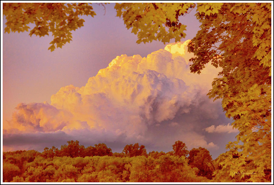 Clouds at Sunset, Southeastern Pennsylvania Photograph by A Macarthur Gurmankin