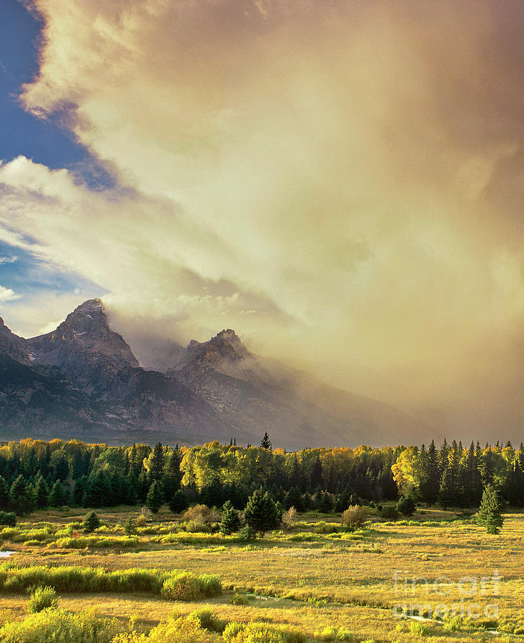 Clouds Blacktail Ponds Grand Tetons National Park Wyoming Photograph by ...