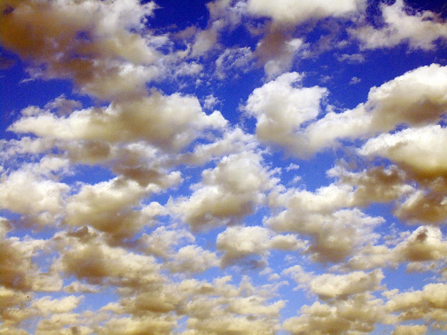 Clouds Blue Sky Digital Art by Jana Russon
