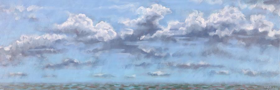 Clouds 2 Painting by Gary M Long