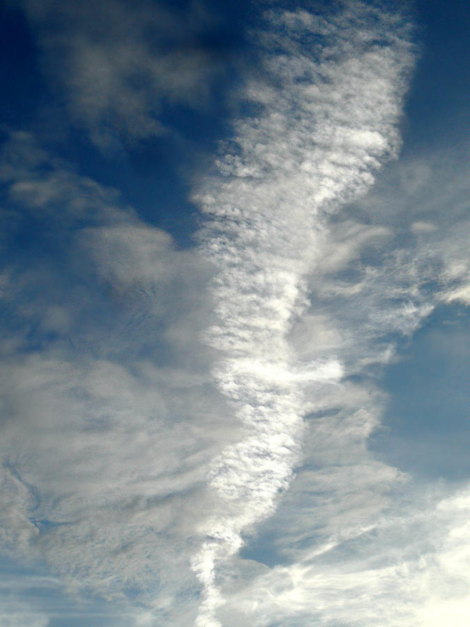 Clouds In CLimb Photograph by Cyryn Fyrcyd