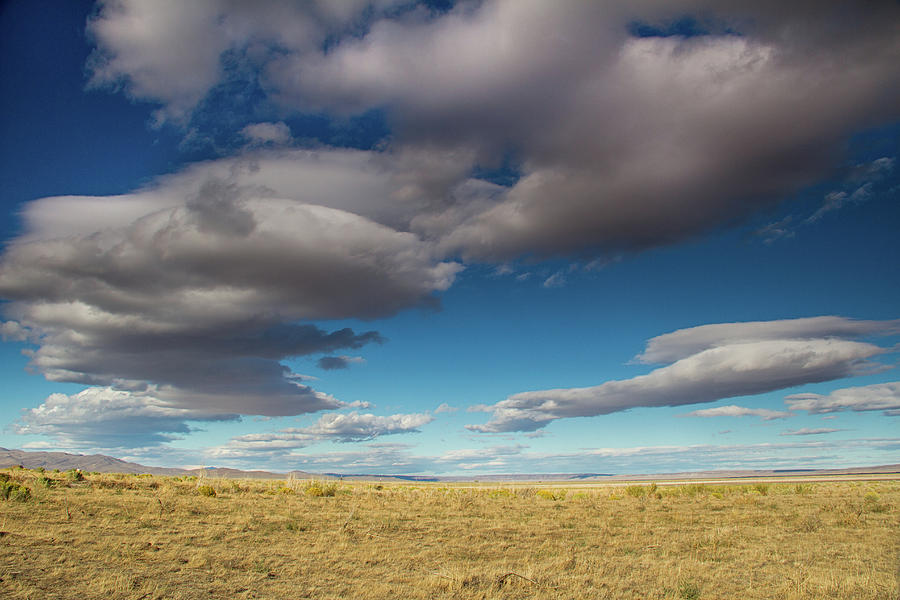 Clouds in Fields Oregon Photograph by Kunal Mehra