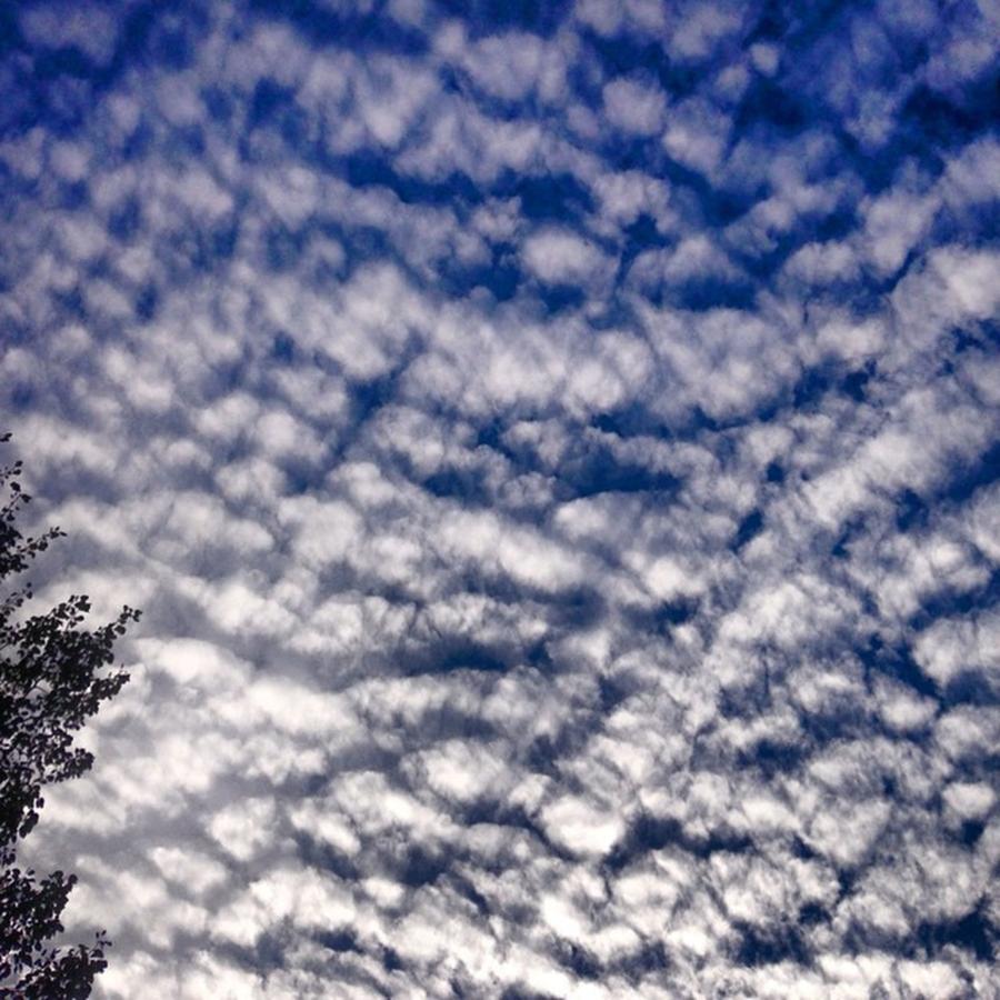 Nature Photograph - Clouds In Formation #perfect #happiness by John Repoza