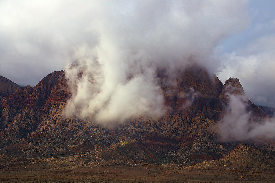 Clouds In Red Rock Canyon Photograph by Viktor Savchenko