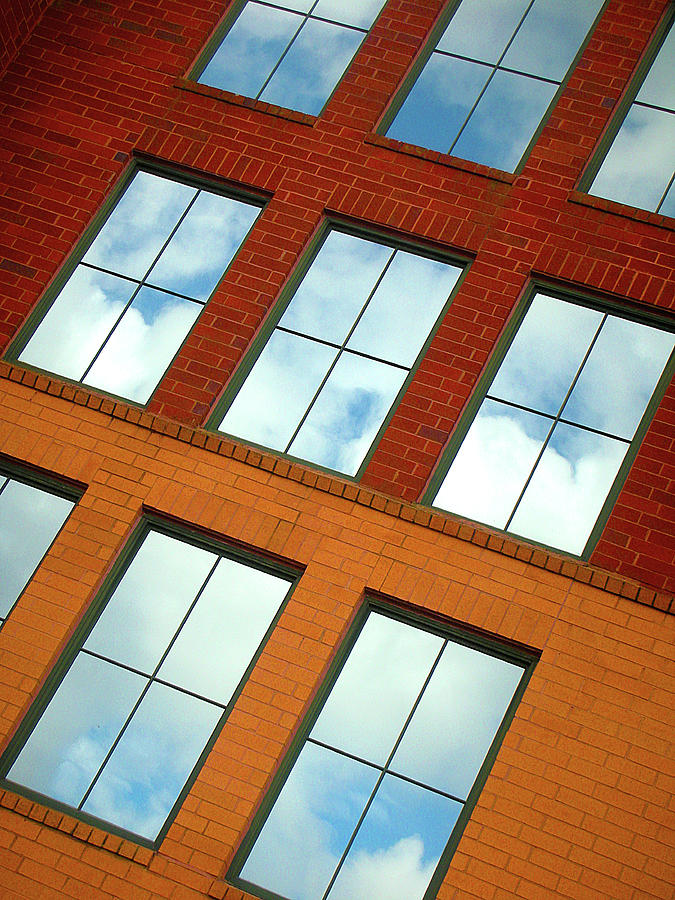 Clouds in the Windows Photograph by Pat Exum