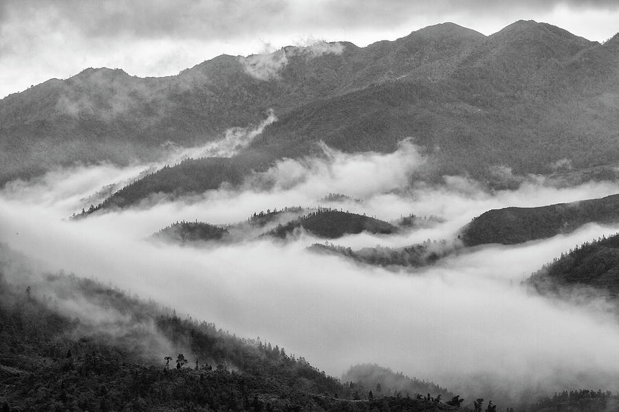 Clouds in valley, Sa Pa, 2014 Photograph by Hitendra SINKAR