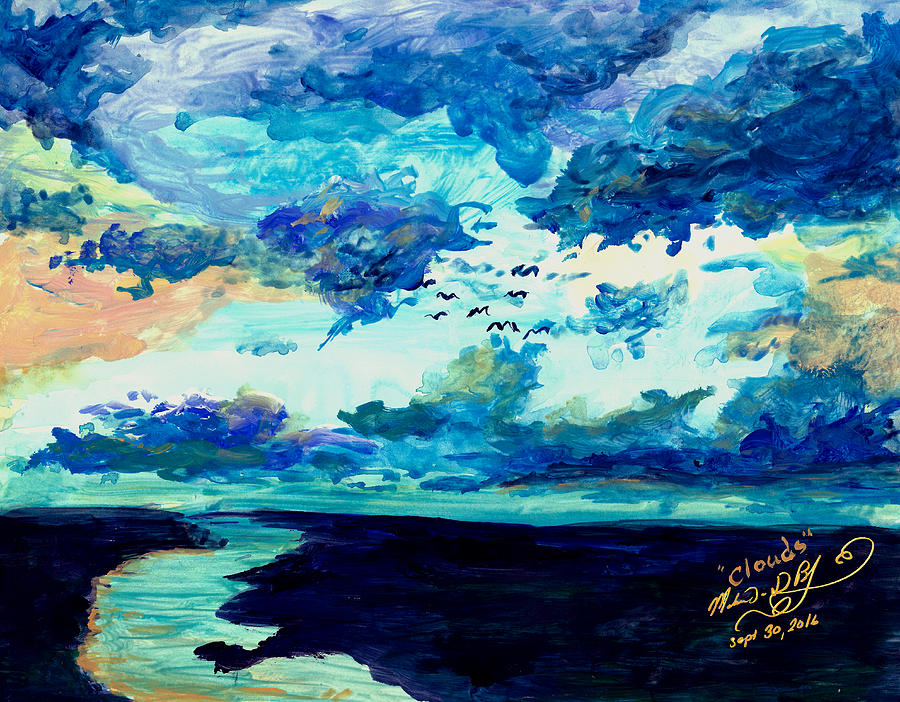 Clouds Painting by Melinda Dare Benfield