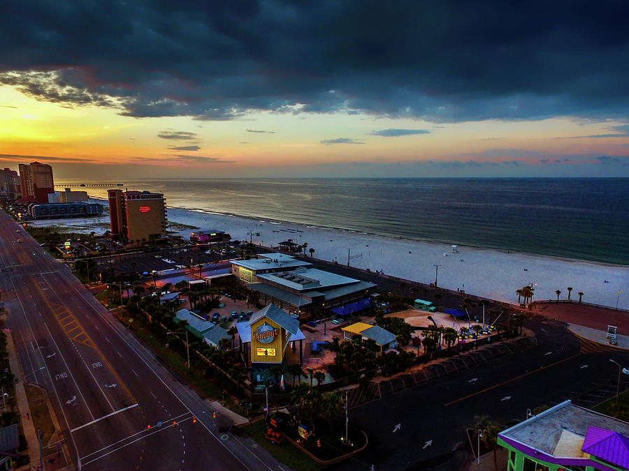Clouds Moving into Gulf Shores Photograph by Michael Thomas