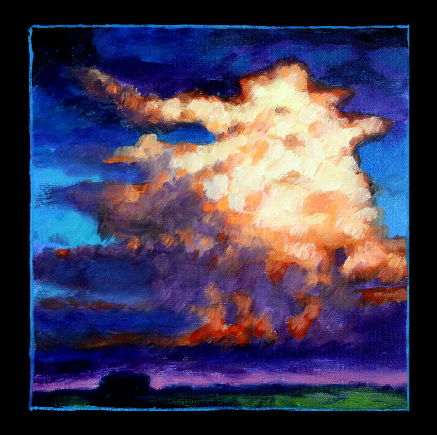 Clouds Number Four Painting by John Lautermilch