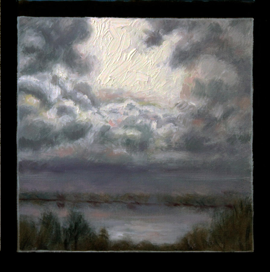 Clouds Number Seven Painting by John Lautermilch