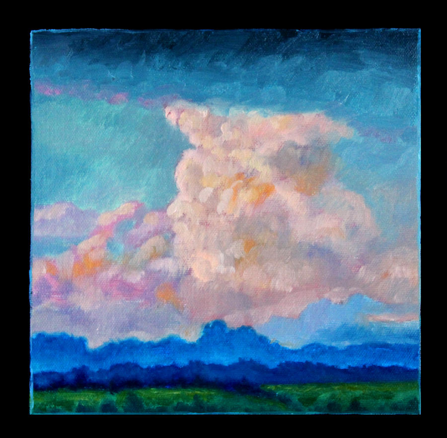 Clouds Painting - Clouds Number Three by John Lautermilch