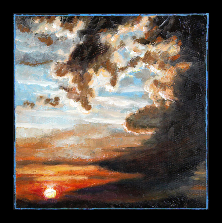 Clouds Number Two Painting by John Lautermilch