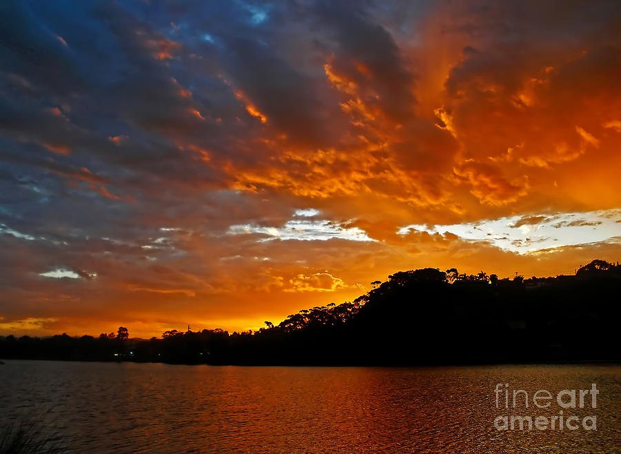 Clouds of Fire          Photograph by Kaye Menner