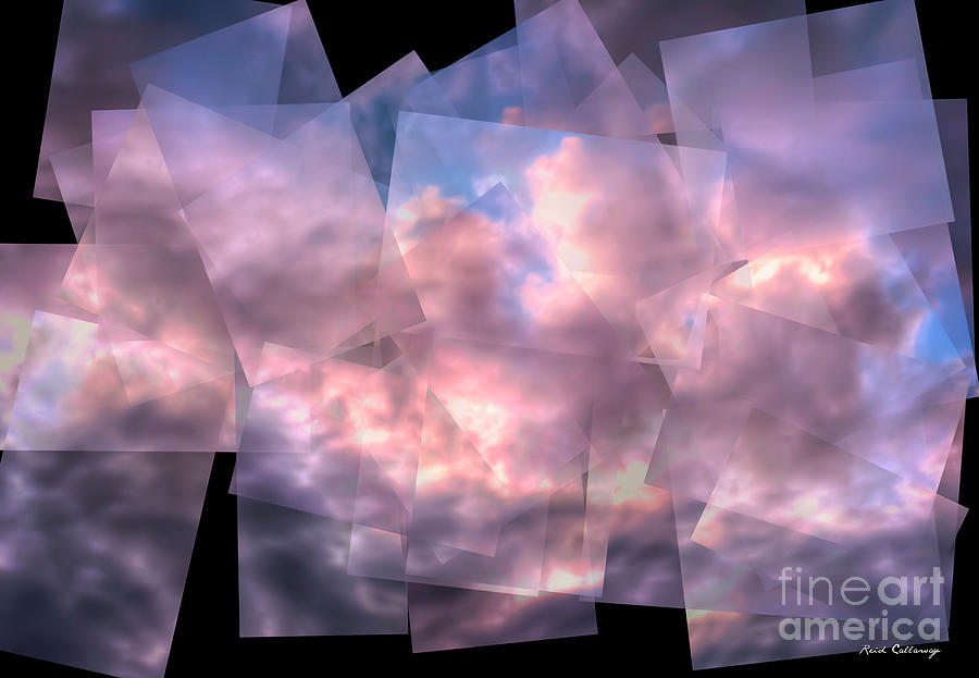 Clouds On Paper Abstract Art Photograph by Reid Callaway