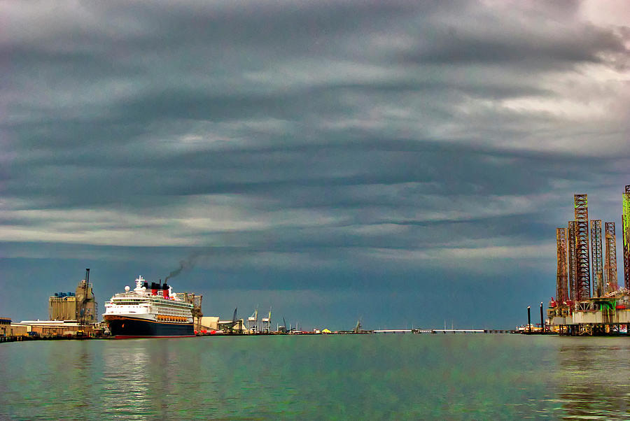 Clouds On The Harbor Photograph
