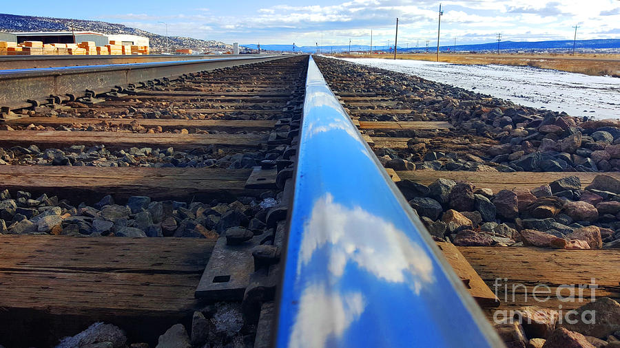 Clouds on the rail Photograph by Robert WK Clark