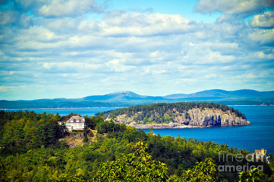 Clouds over Acadia Photograph by Anna Serebryanik