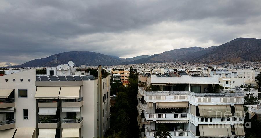 Clouds Over Athens Photograph by Vicki Spindler