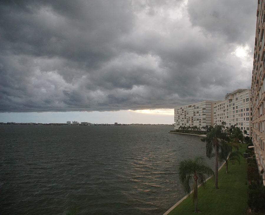 Clouds Photograph - Clouds over Boca Ciega by Mike Willett