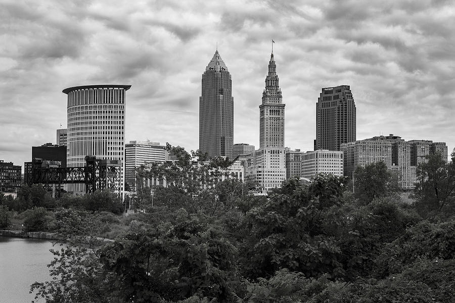 Clouds Over Cleveland Ohio Photograph by Dale Kincaid