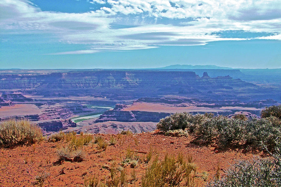 Clouds over Dead Horse Point State Park, Utah Photograph by Ruth Hager