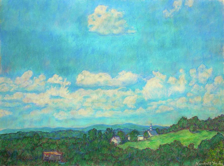 Clouds Over Fairlawn Painting by Kendall Kessler