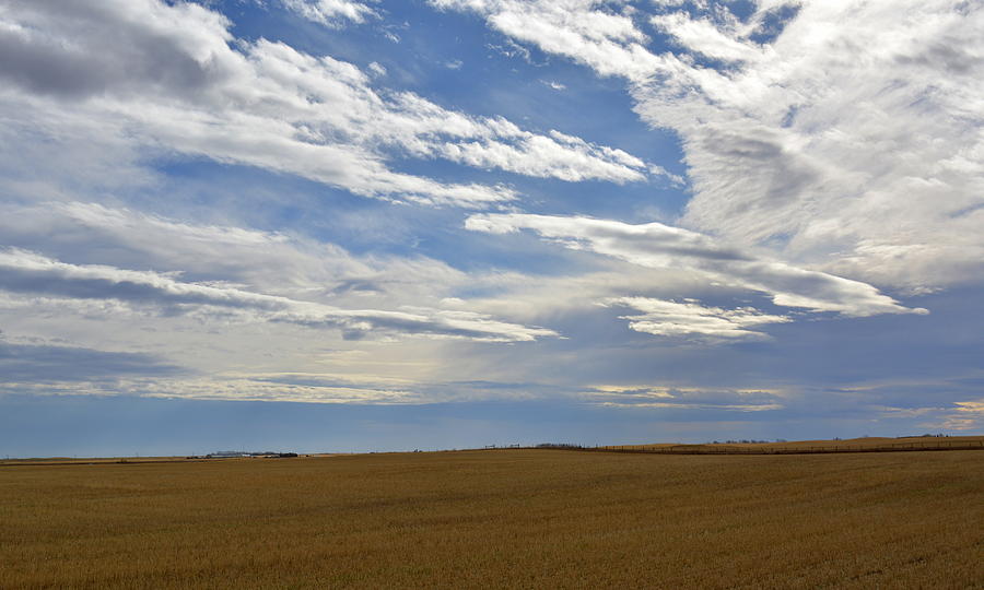 Clouds Over Farmland Photograph by Ed Mosier | Fine Art America