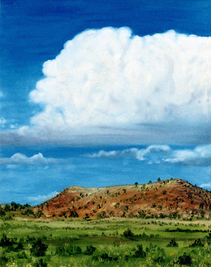 Clouds Over Grants Painting by Jan Amiss Photography