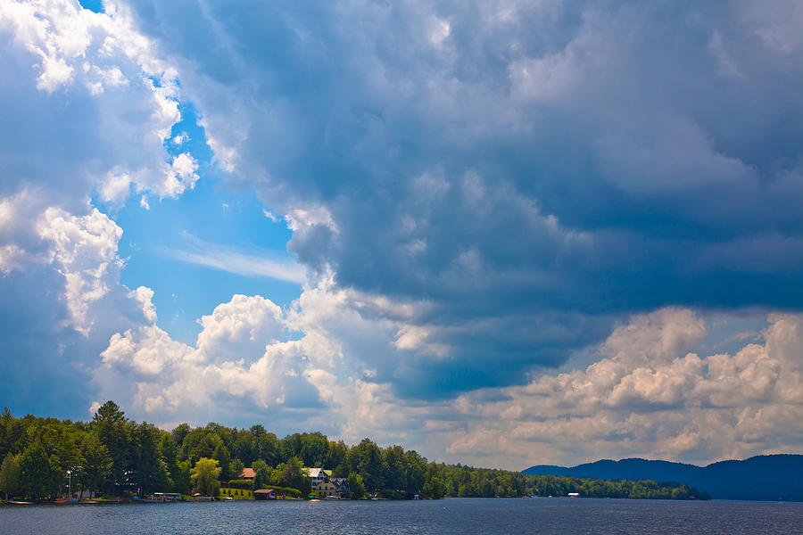 Clouds Over Inlet Photograph by David Patterson