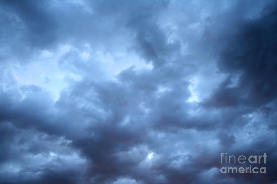 Landscape Photograph - Clouds Over Kansas by E B Schmidt