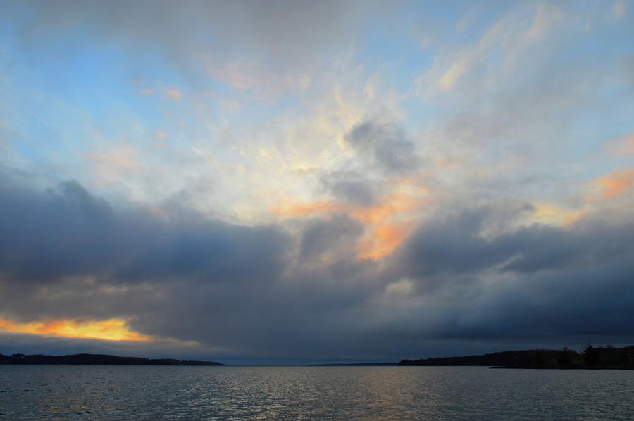 Clouds Over Kempenfelt Bay  Photograph by Lyle Crump