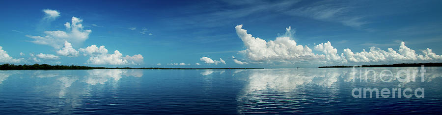 Miami Photograph - Clouds Over Matlacha Panoramic by Jon Neidert