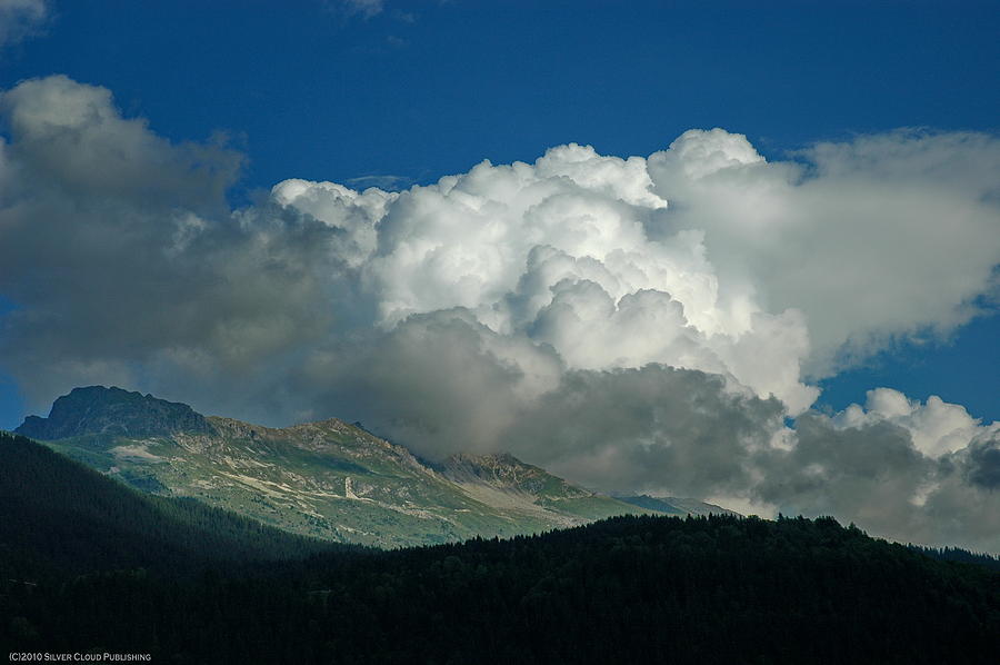 Landscape Photograph - Clouds over Meribel by Francois Dumas