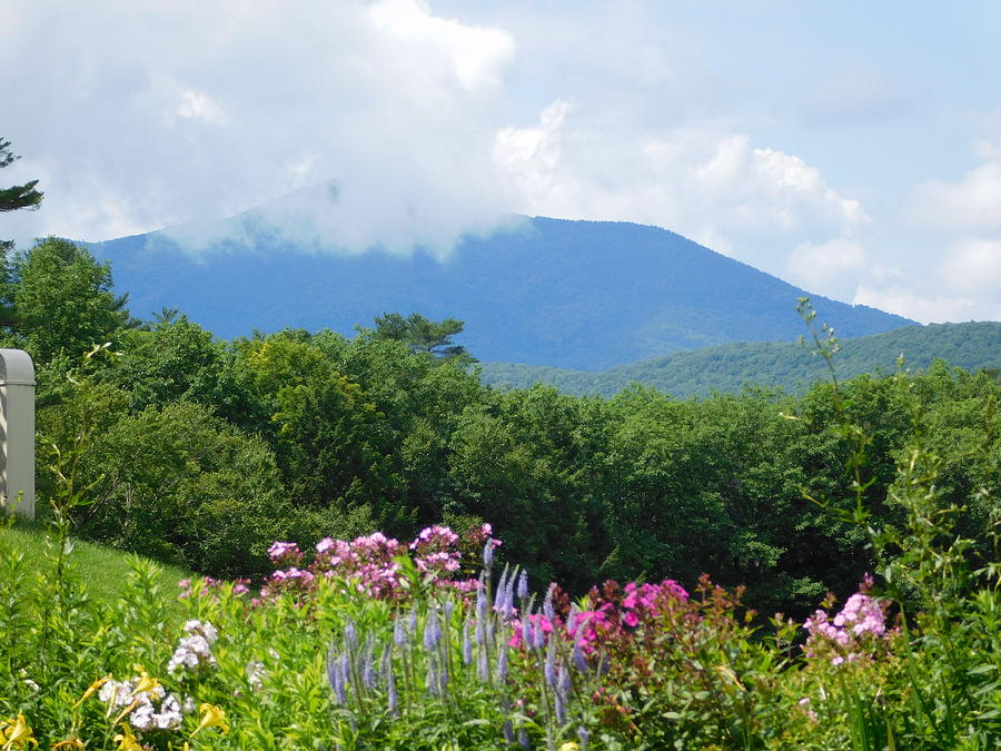 Clouds Over Mt Ascutney Photograph by Catherine Gagne