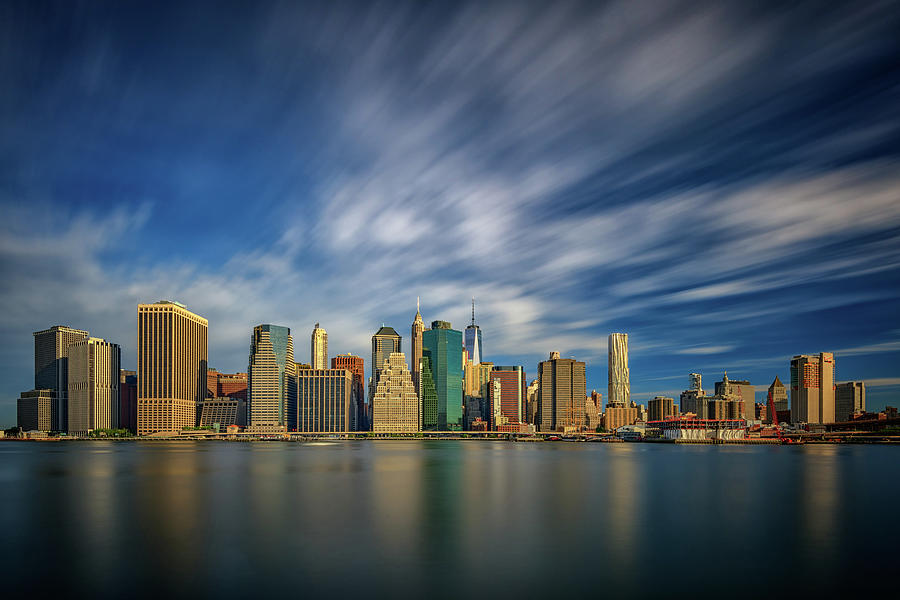 New York City Photograph - Clouds Over New York by Rick Berk