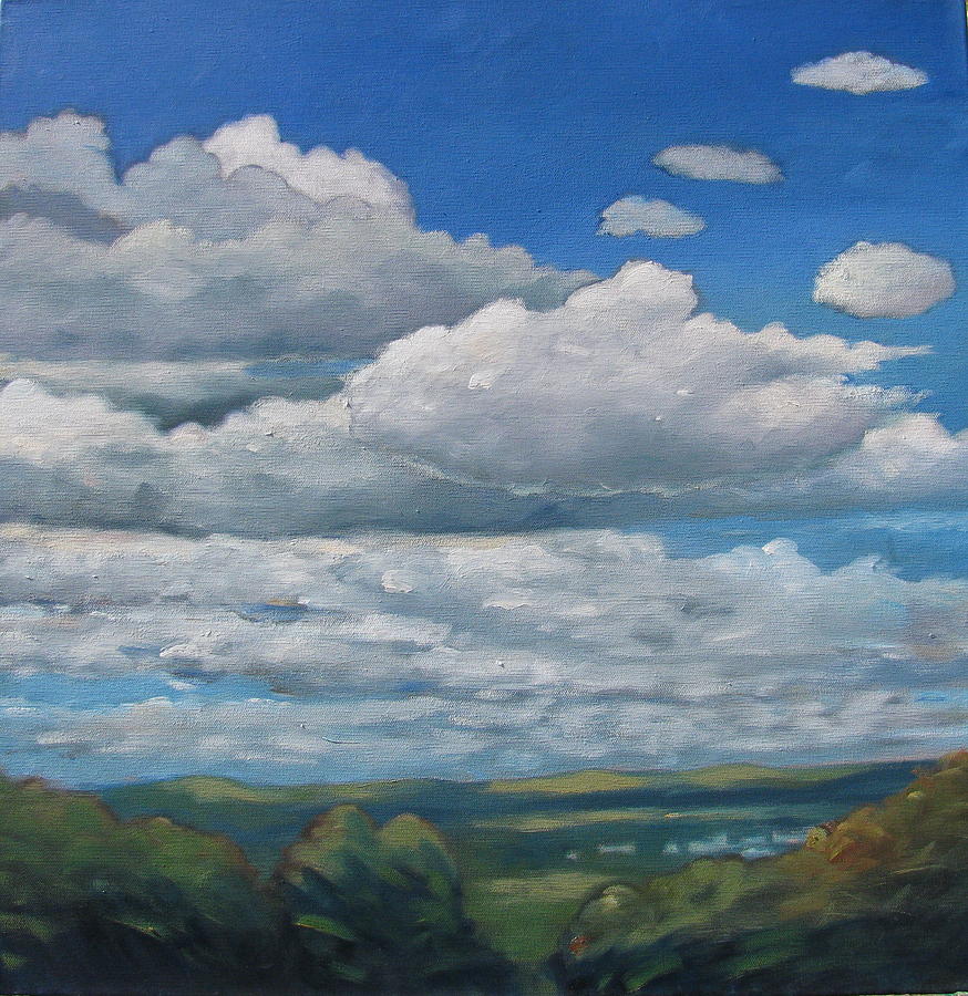 Tree Painting - Clouds Over San Jose by Gary Coleman