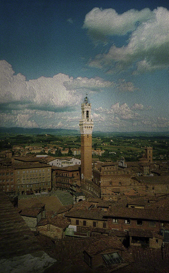 Clouds Over Siena by Maria Reverberi Clouds Over Siena by Maria Reverberi