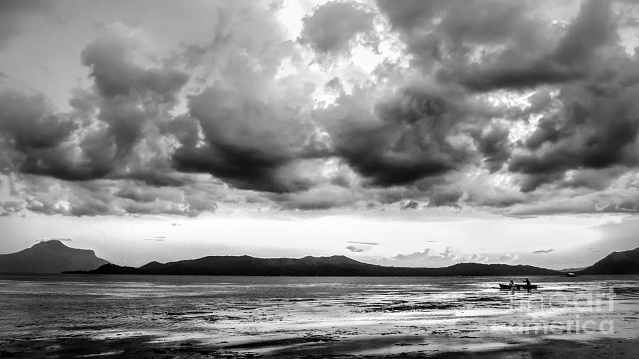 Clouds Over Taal Volcano Philippines Photograph by Michael Arend