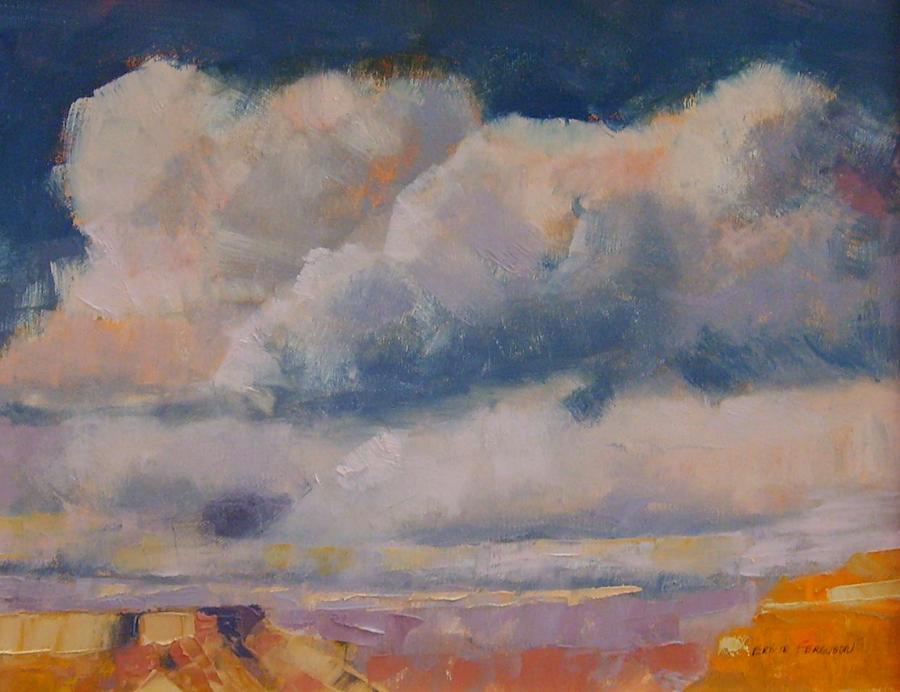 Landscape Painting - Clouds over the Canyon by Ernie Ferguson