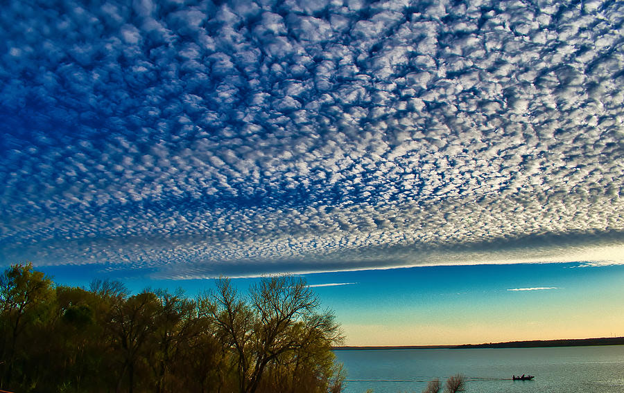 Clouds Over The Lake Photograph