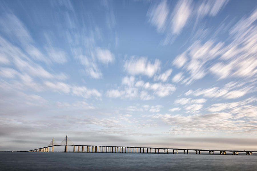 Clouds Over the Skyway Photograph by Jon Glaser